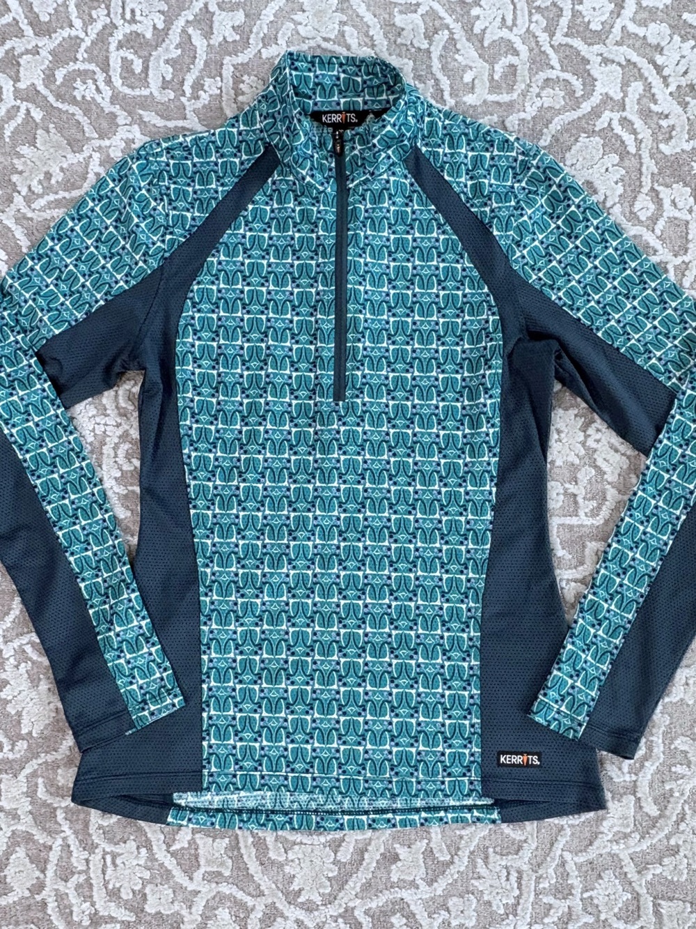 NWOT Kerrits Always Cool IceFil®️L/S 1/2 Zip Top - Picture 6 of 13